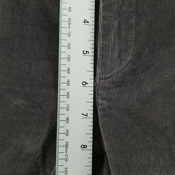 Banana Republic Grey Corduroys Womens Pants Size 26 Low Rise Straight Leg - Picture 8 of 11